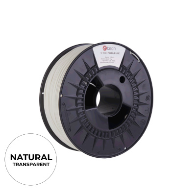C-TECH Filament PREMIUM LINE TPU 90A flexibilní natural 1,75mm