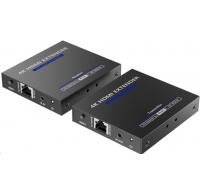 PremiumCord HDMI 2.0 extender Ultra HD 4kx2k@60Hz na 70m přes Cat6/Cat6A/Cat7