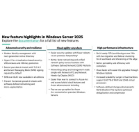 HPE Windows Server 2025 16-core Standard Reseller Option Kit (en/fr/it/ge/sp/du/port)