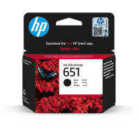 HP 651 Black Original Ink Advantage Cartridge, C2P10AE (600 pages)