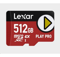 Lexar microSD Express I PLAY Pro Express 7.1, R900/W600 C10 U3 (UHS-I) 512GB