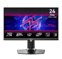 MSI LCD MPG 242R X60N, 24,1" FHD, 600Hz, 0,1ms, USB, DP, HDMI, VESA, Audio, Black