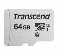 TRANSCEND MicroSDXC karta 64GB 300S, UHS-I U1 + adaptér