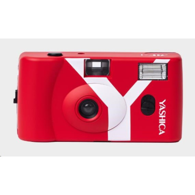 YASHICA MF-1 Snapshot Art Camera (Red) - analogový fotoaparát