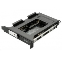 AKASA HDD box Lokstor M23, 2.5" SATA HDD/SSD do interní PCI pozice, černá