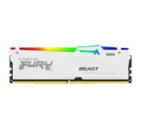 KINGSTON DIMM DDR5 32GB 6000MT/s CL40 FURY Beast Bílá RGB XMP