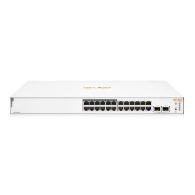 Aruba Instant On 1830 24G 2SFP 195W Switch (24G + 12xPoE CL4) + 2x ION AP21 RW Wi-Fi 6 AP ( S1T09A )