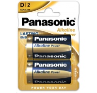 PANASONIC Alkalické baterie Alkaline Power LR20APB/2BP D 1,5V (Blistr 2ks)