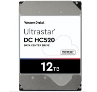 Western Digital Ultrastar® HDD 12TB (HUH721212ALE600) DC HC520 3.5in 26.1MM 256MB 7200RPM SATA 512E ISE P3