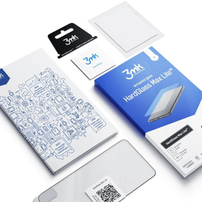 3mk tvrzené sklo HardGlass Max Lite Black pro Apple iPhone Air