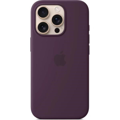 APPLE iPhone 16 Pro Silicone Case with MagSafe - Plum