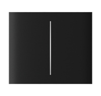 Ajax  CenterButton (2-gang) vertical - Středové dvou tlačítko, vertikální instalace, černá