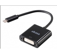 AKASA adaptér USB Type-C na DVI