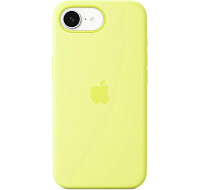 Apple iPhone 16e Silicone Case – Neon Yellow