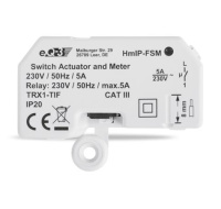 Homematic IP  Spínací akční člen s měřením - 5A, skrytá montáž - HmIP-FSM