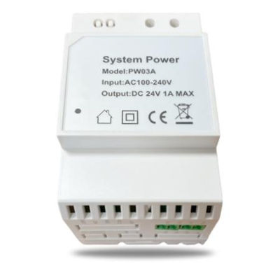 Veria Sběrnicový napájecí zdroj na DIN lištu PW03A pro systémy