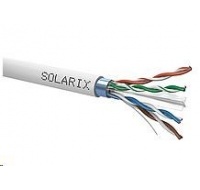 Instalační kabel Solarix FTP, Cat6, drát, PVC, cívka 500m SXKD-6-FTP-PVC