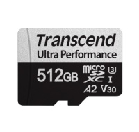 TRANSCEND MicroSDXC karta 512GB 340S, UHS-I U3 A2 Ultra Performace 160/125 MB/s