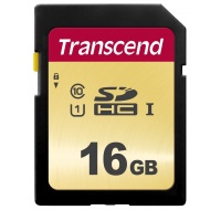 TRANSCEND SDHC karta 16GB 500S, UHS-I U1 (R:95/W:60 MB/s)