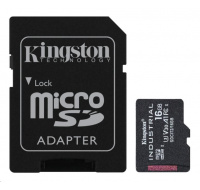 Kingston MicroSDHC karta 16GB Industrial C10 A1 pSLC Card + SD Adapter