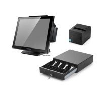 Capture POS In a Box, Swordfish POS system J1900 + Thermal Printer + 330 mm Cash Drawer (with Windows 10 IoT)