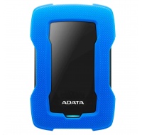 ADATA Externí HDD 2TB 2,5" USB 3.1 HD330, BLUE COLOR BOX, modrý (gumový, nárazu odolný)