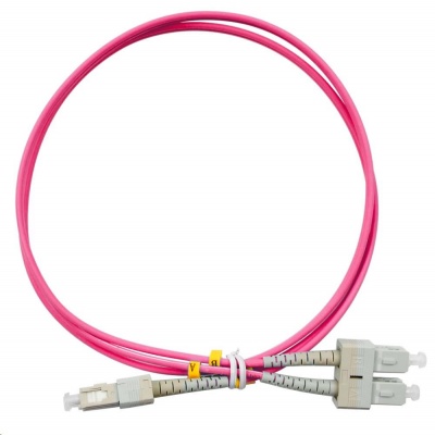 Duplexní kabel 50/125, OM4, SC-SC, 5m