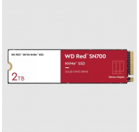 WD RED SSD NVMe 2TB PCIe SN700, Geb3 8GB/s, (R:3400/W:2900 MB/s) TBW 2500