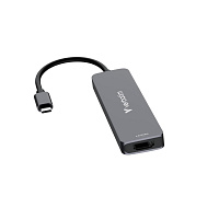 VERBATIM Dokovací stanice USB-C, 6v1, HDMI, USB-C PD, USB 3.0, USB 2.0, SD a microSD, šedá