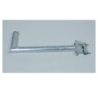 Držák antény na balkón, žárový zinek, délka 50cm