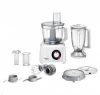 Bosch MultiTalent 8 MC812W501 food processor, bílá, 1000 W, rozpoznání příslušenství, XXL mísa 3,9 l, nůž waveCut