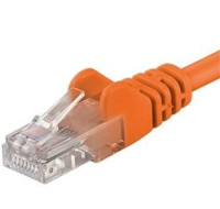 PremiumCord Patch kabel UTP RJ45-RJ45 CAT6 2m oranžová