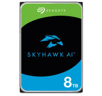 SEAGATE HDD 8TB SKYHAWK AI, 3.5", SATAIII, 7200 RPM, Cache 256MB