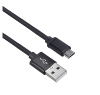 Solight USB kabel, USB 2.0 A konektor - USB B micro konektor, blistr, 2m