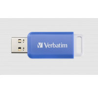 VERBATIM Flash Disk 64GB DataBar USB 2.0 Drive, modrá