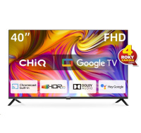 CHiQ L40H7G TV 40", FHD, smart, Google TV, dbx-tv, Dolby Audio, Frameless