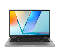 ASUS NTB Vivobook 14 Flip (TP3407SA-OLED548WZ), Ultra 5 226V, 14" 1920 x 1200, 16GB, 512GB SSD, IntelArc, W11 Home, Gray