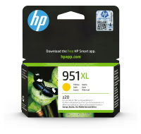 HP 951XL Yellow Ink Cart, 17 ml, CN048AE (1,500 pages)