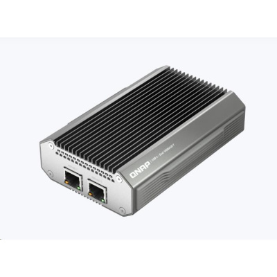 QNAP QNA-UC10G2T adaptér USB-C/Thunderbolt 4 na 2x 10GBASE-T (2x10GbE,1xUSB-C4/TB4,fanless)