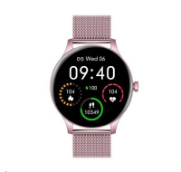 Garett Smartwatch Classy růžová, ocel