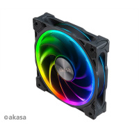 AKASA ventilátor SOHO AR14, 14cm ARGB PWM fan with advanced blade design