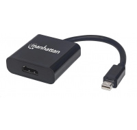 MANHATTAN Adapter mini DP na HDMI, aktivní, černá