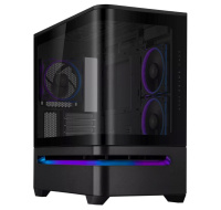 ASUS Case AP202 PRIME CASE, mATX, Průhledná bočnice, 3x 120mm ARGB Fan, černá