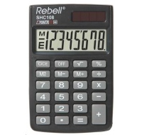 REBELL kalkulačka - SHC108 - černá
