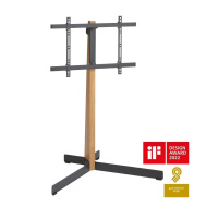 Vogel's TV 40-77'', natáčení ±45°, VESA 600x400 mm, výška středu VESA 780-980 mm, 50 kg, dub + černá ocel