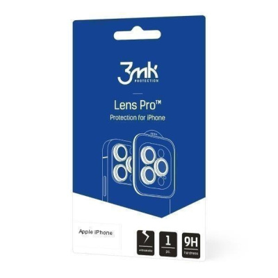 3mk Lens Protection Pro Black (ME) pro Apple iPhone 16/16 Plus