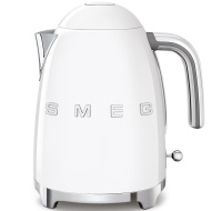 Smeg KLF03WHEU, rychlovarná konvice, 1,7 l, (7 šálků), 2400 W, styl 50. let, bílá