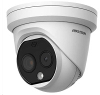 Hikvision DS-2TD1228-2/QA, IP Turret Termo optická kamera; objektiv 2,1mm, IR 15m, Audio, Alarm, blikač