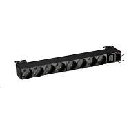 Eaton FlexPDU, 1U, vstup C20, 4 kW, 16 A, 200-240 V, zásuvky: (1) C19/(8) SHUKO, DIN