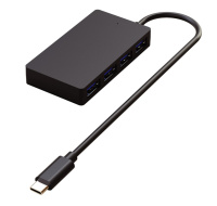 WG - HUB Type-C na 4x USB-A, USB 3.0, 5Gbps, černá